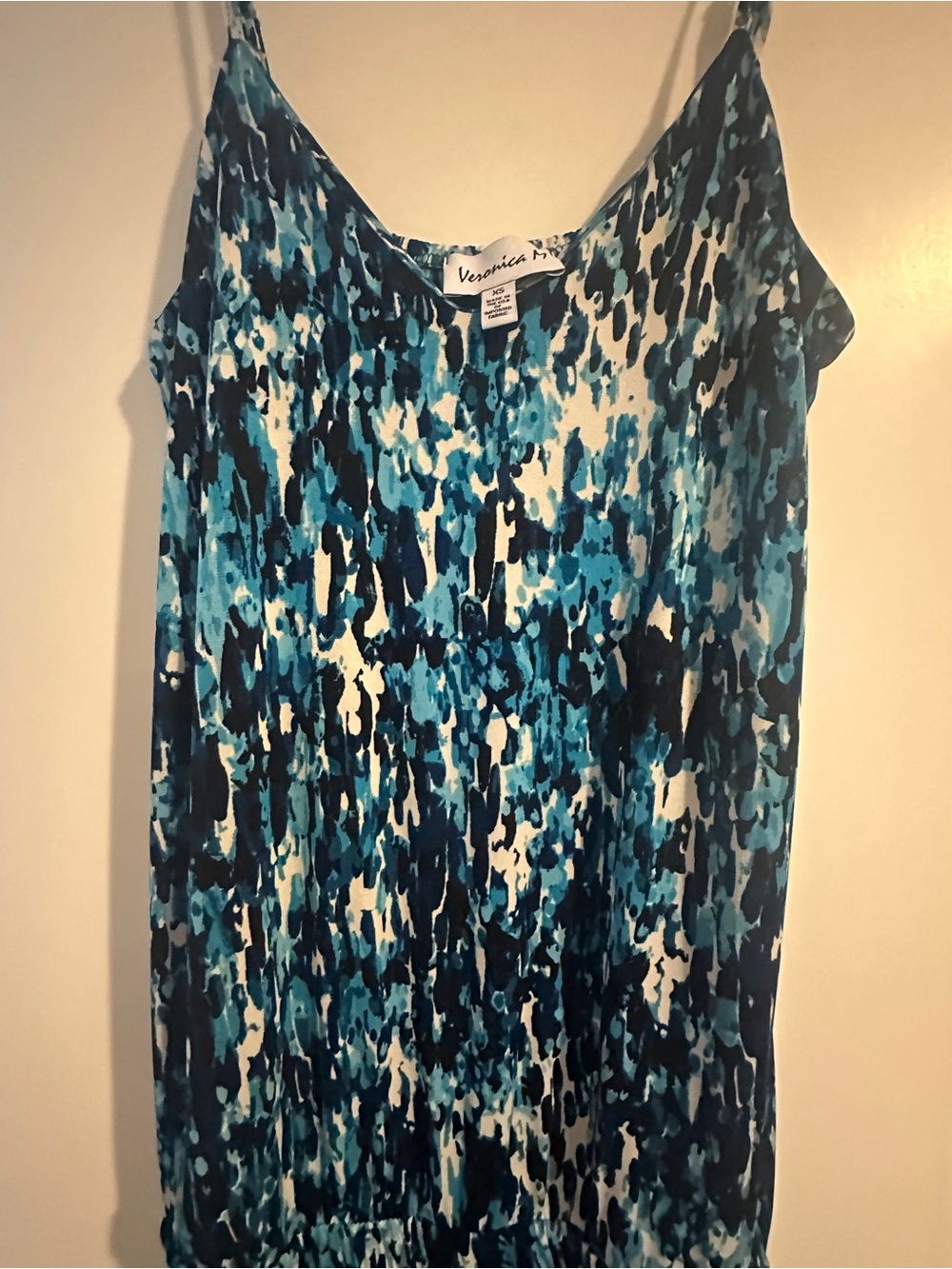 Veronica M Blue Multi-Print Sleeveless Women’s Jumpsuit